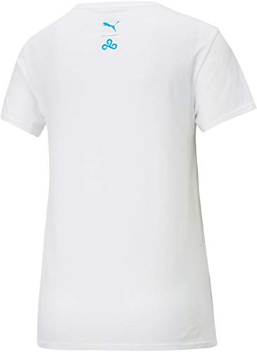 Puma E-Sports Womens Cloud9 Disconnect Tee, X-Large, Puma White