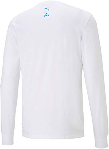 Puma E-Sports Mens Cloud9 X Puma Tee, X-Large, Puma White