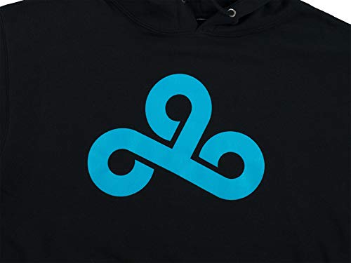 Cloud9 Official Pullover Hoodie - Esports Apparel - Gamers and Fans - Medium Black