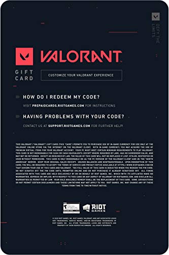 VALORANT by RIOT GAMES | $50 Gift Card