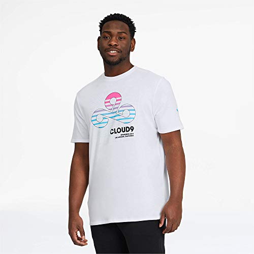 PUMA x CLOUD9 Matrix Fade Tee Esports Puma White, L