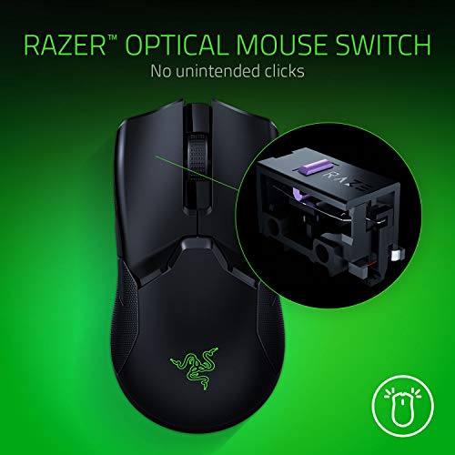 Razer Viper Ultimate Hyperspeed Lightest Wireless Gaming Mouse & RGB Charging Dock