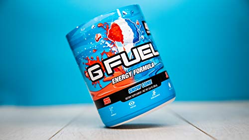 G Fuel Snow Cone 9.8 oz (40 Servings) | Blue Raspberry x Cherry Flavor