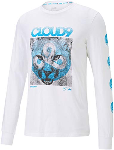 Puma E-Sports Mens Cloud9 X Puma Tee, X-Large, Puma White