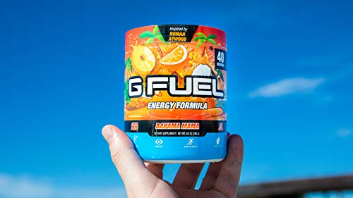 G Fuel Bahama Mama Inspired by Roman Atwood 9.8 oz (40 Servings) | Pineapple & Coconut Flavor