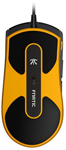 Fnatic Clutch 2 Pro Gaming Esports Mouse (Pixart Optical Sensor with 12,000 CPI, 6 Buttons, Mechanical Mouse Switches, Multi-Color RGB Backlit, Right Handed) – Black