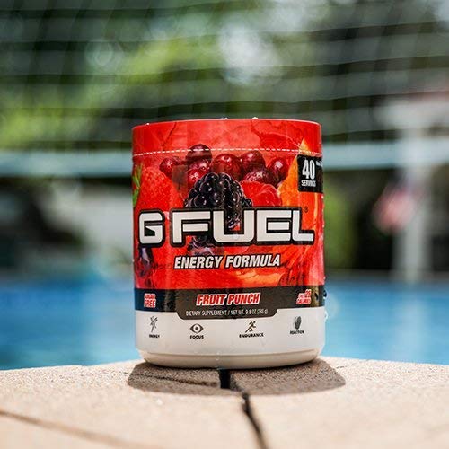 G Fuel Fruit Punch Tub 9.8oz (40 Servings) | Fruity Flavor