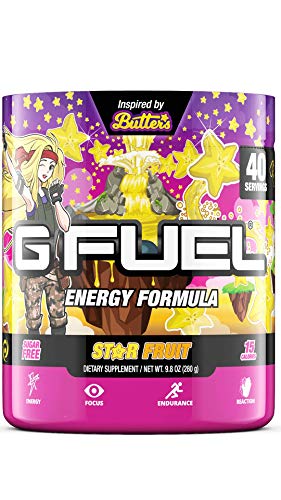 G Fuel Butter's Star Fruit (40 Servings) 9.8 oz. | Very Sweet & little Sour